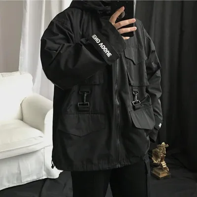 Loose Sporty Hooded Overalls Stylish Handsome And Casual