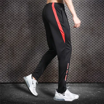 Sports Men's Trousers Outdoor Woven Zipper Loose Large Size