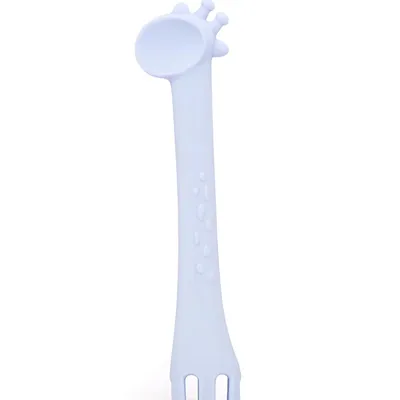 Baby food supplement cartoon silicone spoon