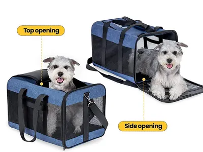 Dog Cat Carriers Bags Car Portable Transport Pet Bag Cage Portable Pet Foldable Outgoing Travel