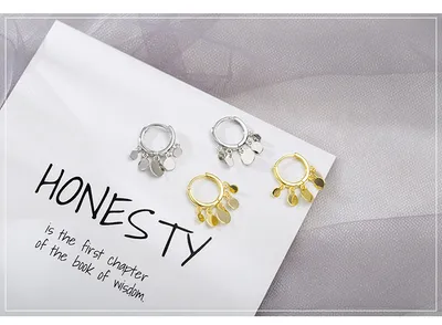 Light luxury earrings silver earrings