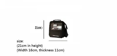 PVC splicing function crossbody bag