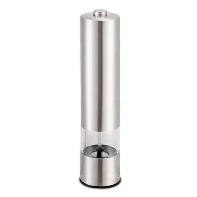 1Pc Electric Salt Pepper Grinder With Light Adjustable Coarseness Stainless Steel Salt Pepper Shaker Battery Operated Pepper Grinder Mill Easy Refill And Clean For Kitchen Preparing