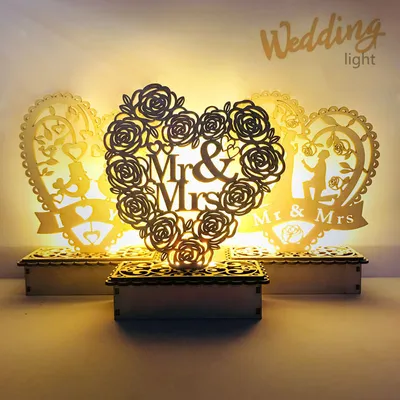 Wooden DIY night light