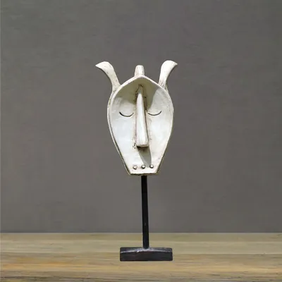 متجر الملابس الإسكندنافية Mask Decorative اليدوية الحرف المجوهرات الراتنج زخرفة