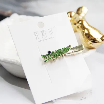 Metal clip rhinestone hair ornament