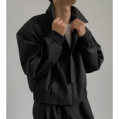Loose Style Short Lapel Top