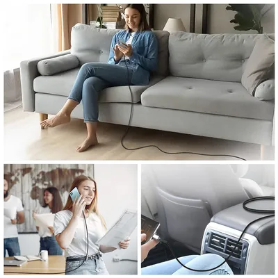 150cm 180cm USB Charging Cable A Pple MFi Certified, Nylon Braided Jacket,Black Premium Series