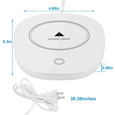 1Pc Coffee Mug Warmer Cup Warmer Auto Shut Off Coffee Tea Milk Electric Heater Pad Office Home Desk Electric Beverage Warmer Mat