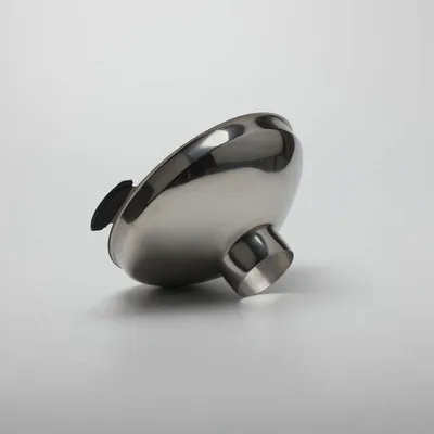 Stainless Steel Wide-mouth Funnel, Small Drain, Filter Hopper