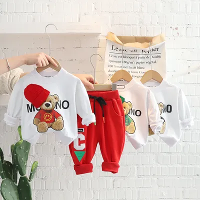 Baby Spring And Autumn Shirt Two-piece Set