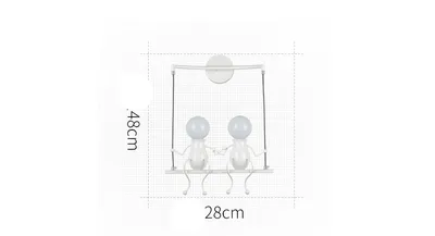 Bedroom creative bedside corridor aisle staircase villain lamp