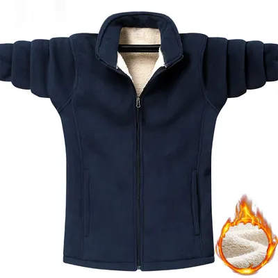 Shaker Lamb And Fleece And Thick Men's Jacket