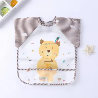 Catch The Rice Pocket Baby Top Up Children's Coat Bib