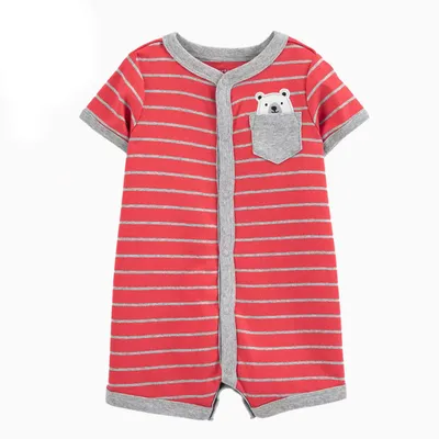 Summer Newborn Baby Short-sleeved Romper Climbing Costume