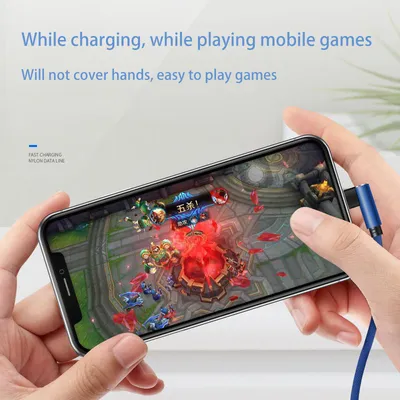 Mobile Phone Elbow Fast Charging Data Cable