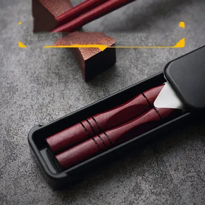 Single Japanese-style Pointed Short Chopsticks