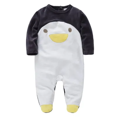 Baby Autumn and Winter Long-sleeved Warm Romper
