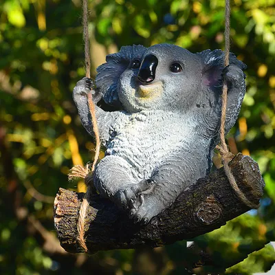 To Swing Kaola Panda Koalas Animal Hanger Resin Crafts Pendant Kindergarten Shop Soft Decoration