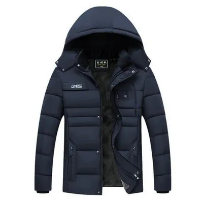 Men's middle-aged and elderly warm cotton padded jacket