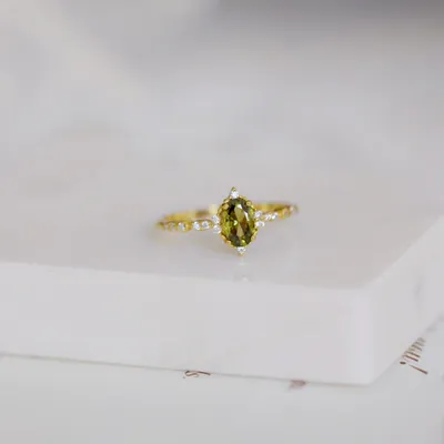 Silver Plated Inlaid Ring For Women