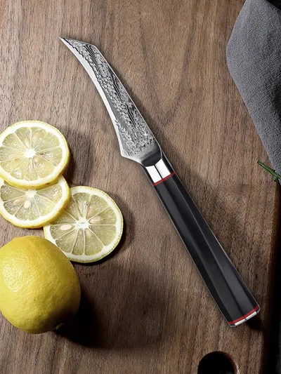 Japanese Damascus Steel Kitchen Knife Household Kitchen Fruit Knife