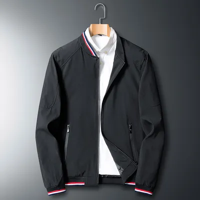 Plus Size Jacket Men's Spring And Autumn Baseball Uniform