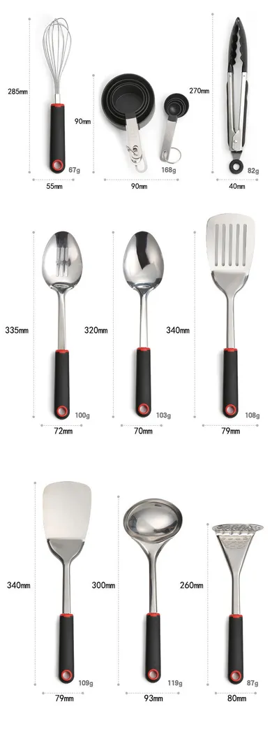 Kitchen Tool Set Can Opener Garlic Press Egg Beater Cheese Shaver Ice