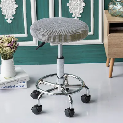 Bar Elastic Round Stool Cover