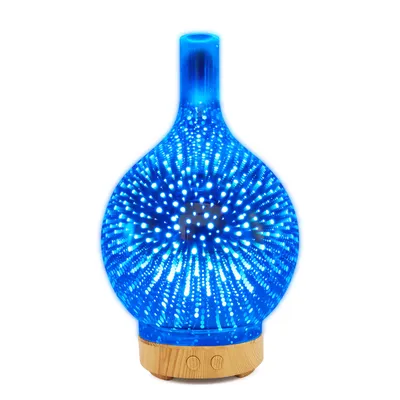 Colorful night light LED aroma diffuser