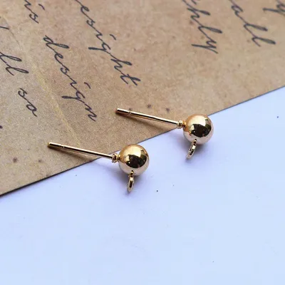DIY Earrings Accessories Anti-allergic Copper Plated Ear Hooks