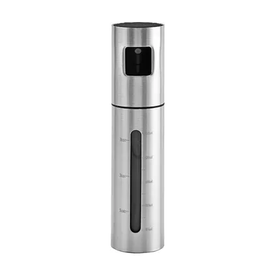Stainless Steel Oil Sprayer Bottle - Household Press-Type Atomizing Oil Sprayer, Olive Oil Bottle, Kitchen Barbecue Oil Sprayer Pot