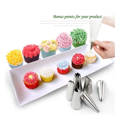 DIY Series Stainless Steel Christmas Decorating Mouth 30 Variety of Cakes Decoration Tools