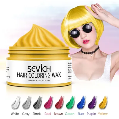 Disposable Hair Cream Colored Hair Wax