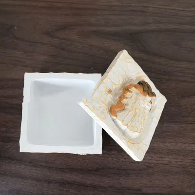 New Couple Memorial Box Resin Craft Home Decoration