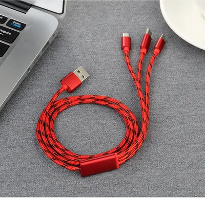 Three-in-one Mobile Phone Charging Cable