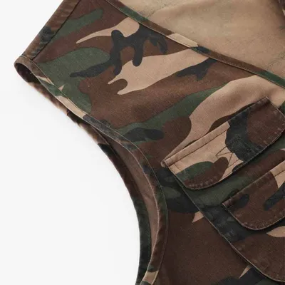 Multi-pocket Fishing Photography Camouflage Vest Outdoor