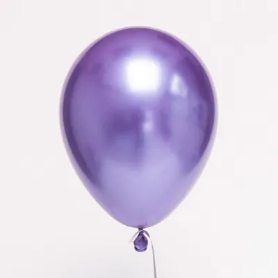 Thickened pearlescent chrome gold metal balloon