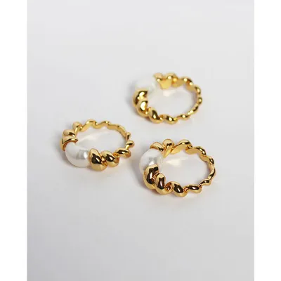 Pearl Ring Index Finger Ring Temperament Commuter Girl