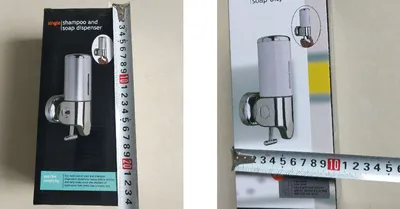 Hotel toilet wall-mounted soap dispenser
