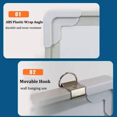 MAGNETIC WHITEBOARD SMALL LARGE WHITE BOARD DRY WIPE NOTICE OFFICE SCHOOL HOME