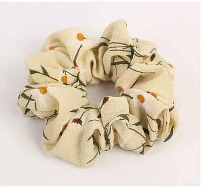 Spring and summer chiffon large intestine circle hair ring women