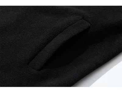 Men's Fashion Casual Fleece Hong Kong Style Sweatshirt Jacket