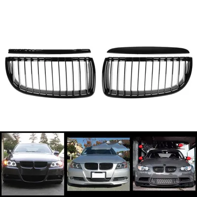 E90 93 Grid Horizontal Bar Front Grille Parallel Bar