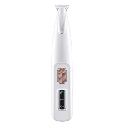 New Dog Paw Trimmer With LED Light Fully Waterproof Pet Hair Trimmer With LED Display Dog Clippers For Grooming 18mm Widen Blade