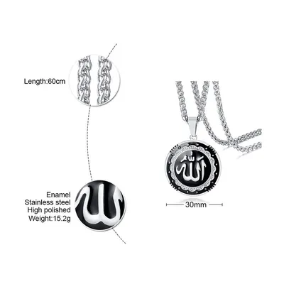 Women's Fashion Simple Silver Pewter Pendant Necklace