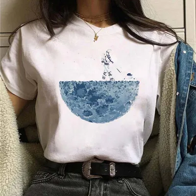 Creative Personality Printing Student Short Sleeve