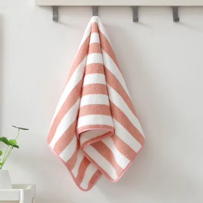 Home Warp Knitting Coral Fleece Wide Towel