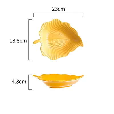 Ceramic Snack Plate For Creative Home Use