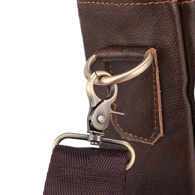 Men's crossbody bag leather handbag